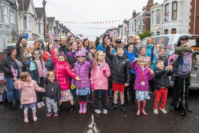 Street parties were held across the city, such as this one in Oriel Road in North End