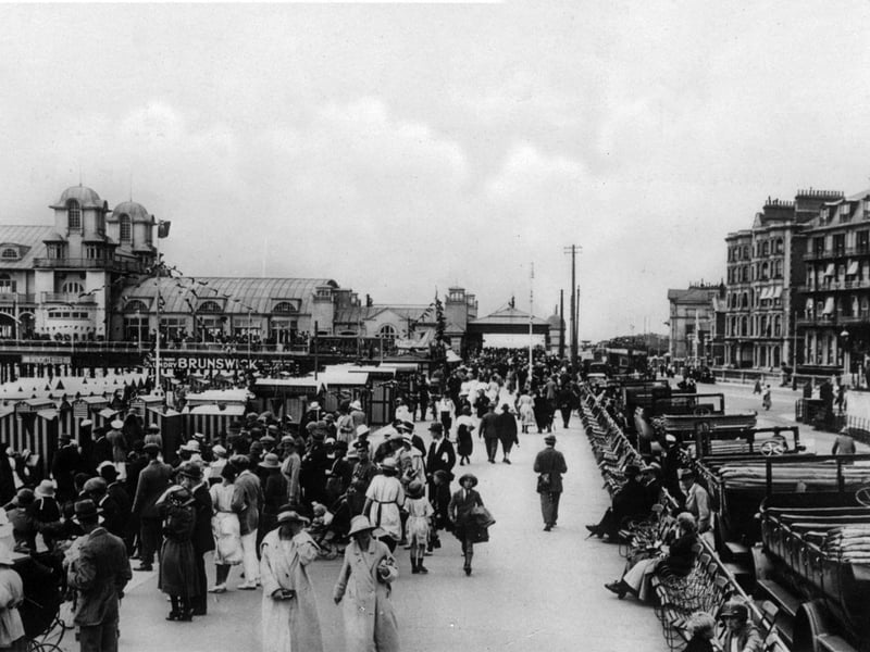 A bustling South Parade, Southsea, in the 1920's. Picture: Paul Costen collection