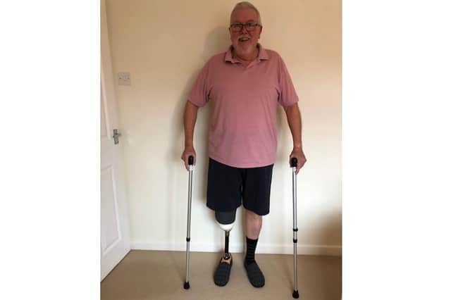 Phil Dyke, a Gosport cyclist whose life was turned upside down when he was hit by an unqualified driver and had his leg amputated, is looking to the future after a settlement has resulted in specialist adaptations to be made to his home. Pictured in 2018