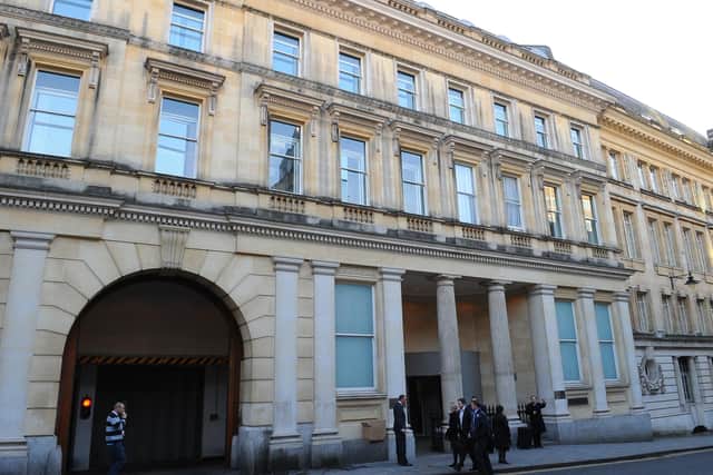 Exterior of  Bristol Crown Court today 

PICTURE: Malcolm Wells