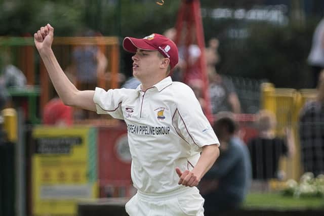 Jacob Harris blasted 158 for Gosport Borough against Trojans. Picture: Keith Woodland