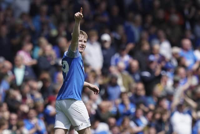 Paddy Lane rescued a point for Pompey against Wycombe today