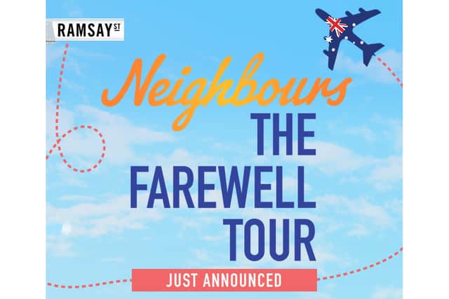 Neighbours: The Farewell Tour, will feature stars of the axed Australian soap. It comes to Southampton and Brighton in March 2023