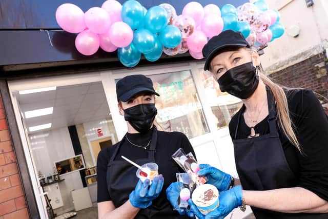 Owner Penny Schroeder, right, and her sister Samantha Sellen. Sweet Unique opened on High Street, Gosport in 2021 during the pandemic
Picture: Chris Moorhouse