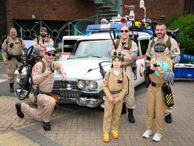 Pictured is: Ghostbusters and Ecto-1.Picture: Keith Woodland (080621-8)
