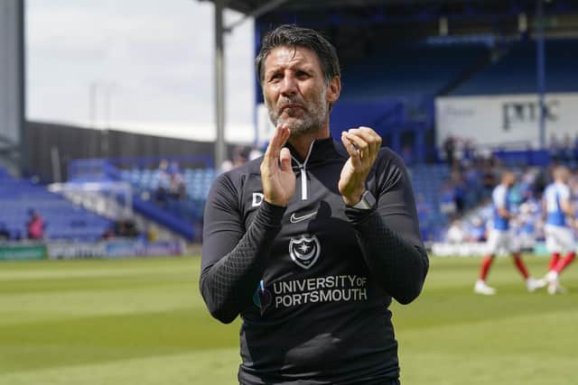 Pompey boss Danny Cowley.