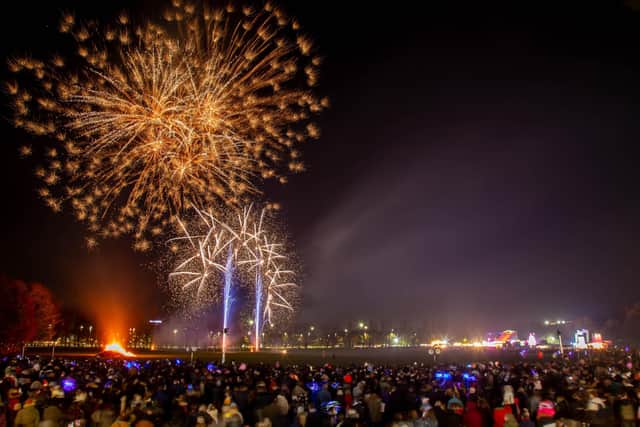 Thousands of people turn up to watch the fireworks in Cosham last year
Picture: Habibur Rahman
