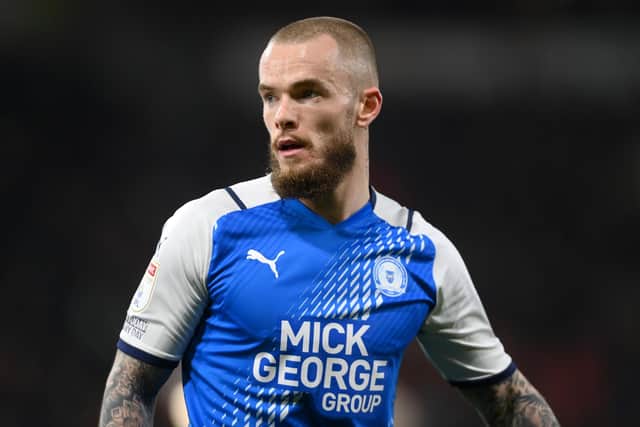 Peterborough winger Joe Ward Picture: Mike Hewitt/Getty Images