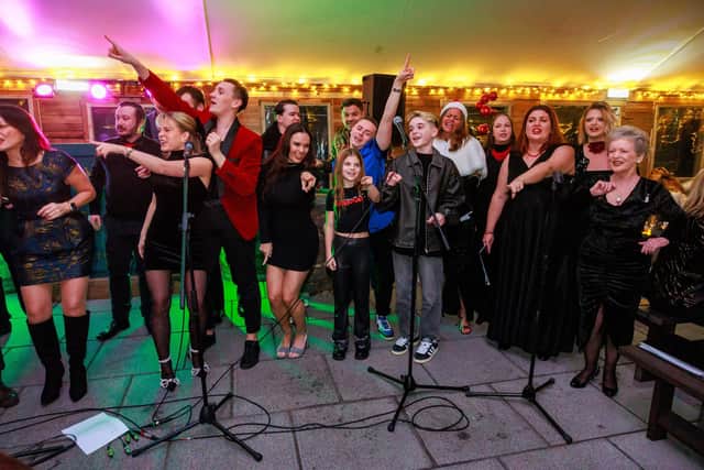 The cast of the Kings Theatre panto put on a fabulous show at the Queens Hotel Winter Lodge in aid of Portsmouth Pride for the second ever Kings at the Queens extravaganza. Eastenders star Lorraine Stanley, George Sampson of Britain’s Got Talent fame and the fabulous panto dame extraordinaire, Jack Edwards, were joined by fellow cast members of the 2024 Pompey Panto.

Picture: Steve Spurgin