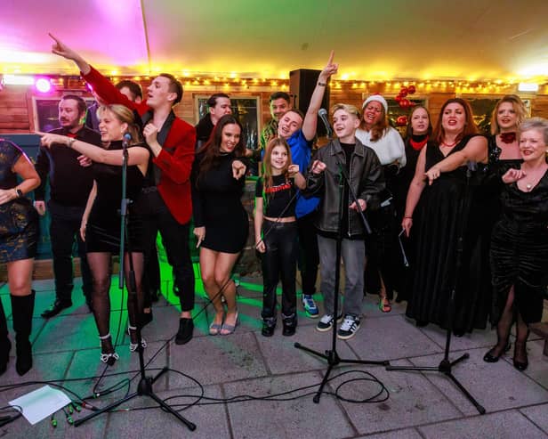 The cast of the Kings Theatre panto put on a fabulous show at the Queens Hotel Winter Lodge in aid of Portsmouth Pride for the second ever Kings at the Queens extravaganza. Eastenders star Lorraine Stanley, George Sampson of Britain’s Got Talent fame and the fabulous panto dame extraordinaire, Jack Edwards, were joined by fellow cast members of the 2024 Pompey Panto.

Picture: Steve Spurgin