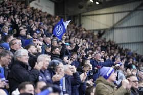 Check out our brilliant gallery as Pompey fans roared their team on to victory over Northampton. Pics: Jason Brown.