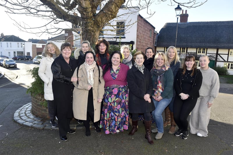 Alverstoke village has a high percentage of female business owners.Pictured is: Just some of the business owners in Alverstoke village.Picture: Sarah Standing