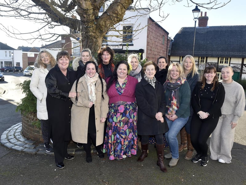 Alverstoke village has a high percentage of female business owners.Pictured is: Just some of the business owners in Alverstoke village.Picture: Sarah Standing