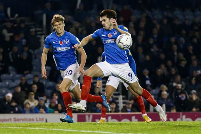 John Marquis has scored 11 goals in his last 48 appearances for Pompey. Picture: Robin Jones/Digital South