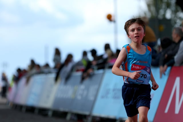 Junior boys race. Great South Run events 2023, Saturday 
Picture: Chris Moorhouse (jpns 141023-184)