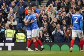 Colby Bishop celebrates his winning goal against Watford. Picture: Jason Brown/ProSportsImages