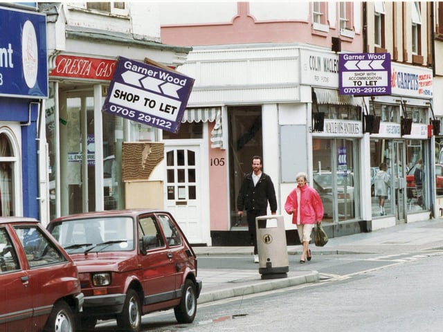 Shops to let around 1992, Albert Road Portsmouth Picture: 1835-2