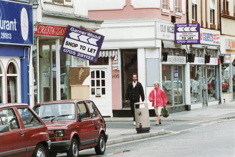 Shops to let around 1992, Albert Road Portsmouth Picture: 1835-2