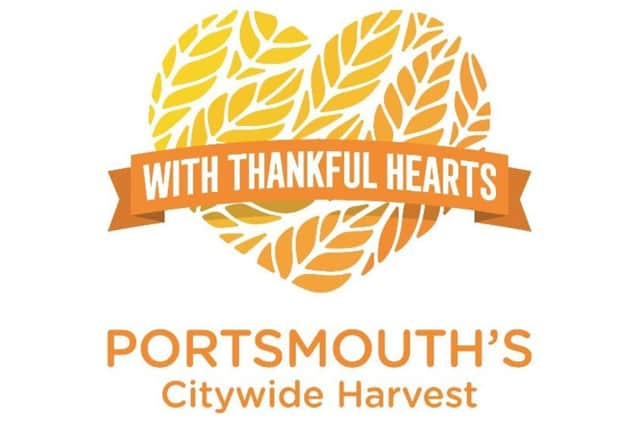 'With Thankful Hearts' Portsmouth's month-long campaign which is asking people to donate to a food bank and then 'adopt' a food bank for the rest of the year