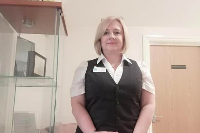 Tracie Sharp, who works for the Co-op Funeralcare branch in Midhurst