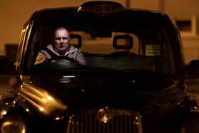 Robert Glenister stars as troubled cabbie Tony in Channel 5's The Night Caller (Picture: Channel 5)