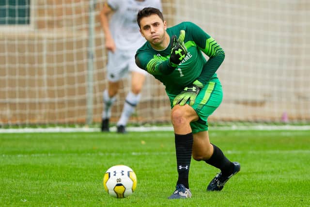 Pompey triallist Duncan Turnbull. Picture:Mike Miller/Fighting Irish Media