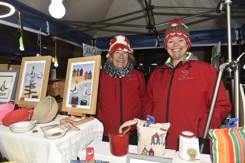 Jo Manisier and Alice Sammons from Knot The Usual Stuff in Lee-on-the-Solent. Picture: Sarah Standing (291124-6876)