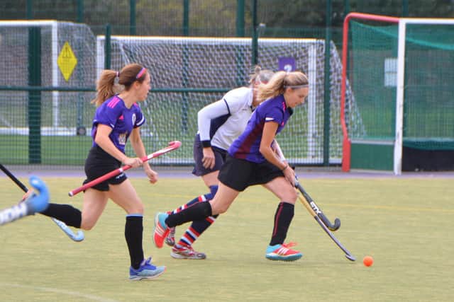 Portsmouth 2nds on the attack against Aldershot.
