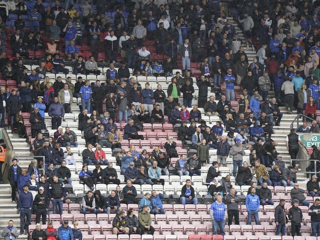 7,813 away fans have accompanied Pompey on the road so far this season