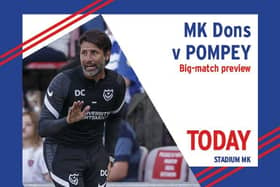 Pompey travel to MK Dons today in League One