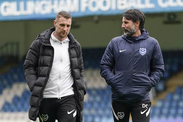 Danny Cowley, right, believes Lee Brown's move to AFC Wimbledon is a switch that suits all parties