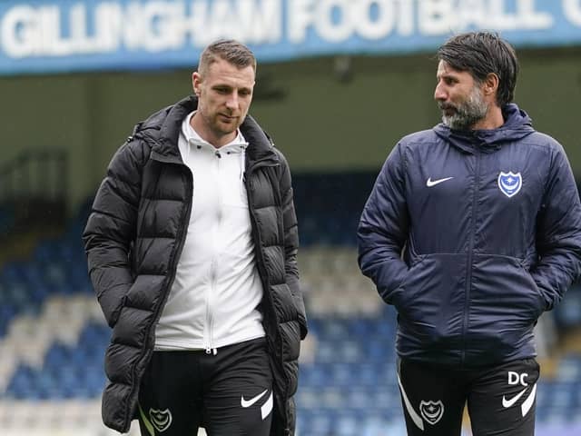 Danny Cowley, right, believes Lee Brown's move to AFC Wimbledon is a switch that suits all parties
