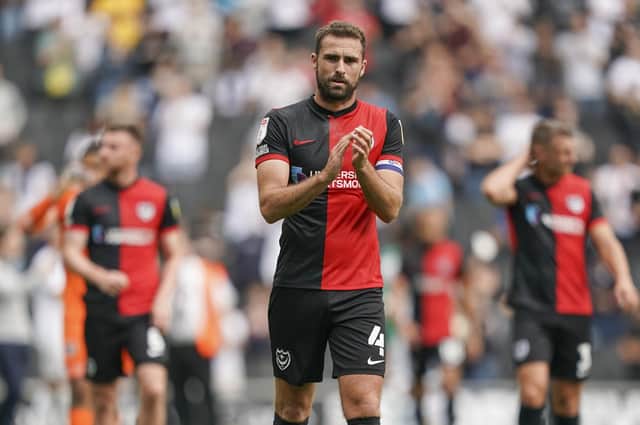 Skipper Clark Robertson has been missing since mid-September and proven to be a huge absence for Pompey. Picture: Jason Brown/ProSportsImages