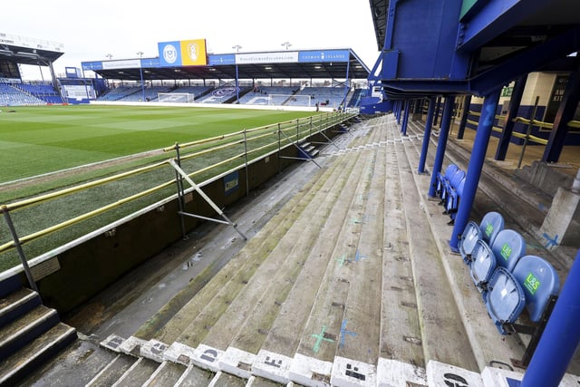 Pompey have stripped out seats in South Stand lower as part of ongoing work to update Fratton Park. Picture: Robin Jones - Digital South