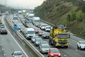Stock photo of traffic building up on the M27 between Portsmouth and Fareham. Picture: Paul Jacobs