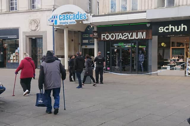 A fight broke out in Commercial Road today February 27, 2023.