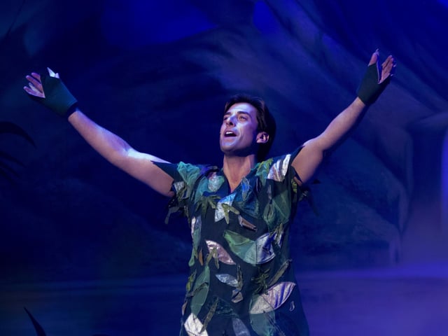 James 'Arg' Argent stars as Peter Pan
Picture by Alan Bound for The Kings Theatre