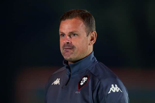 Salford City boss Richie Wellens. Picture: Lewis Storey/Getty Images)