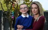 Ralphy Neale, 6, and his mother Jenna pictured in West Leigh. Picture: Chris Moorhouse
