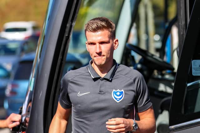Paul Downing hasn't featured in League One for Pompey since September - yet Kenny Jackett has offered him hope. Picture: Nigel Keene/ProSportsImages/PinP