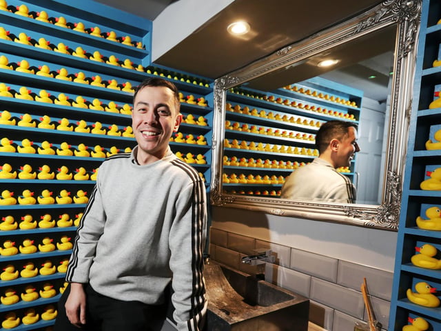 Geoff Sanitpan is the manager of a 'secret bar' in Portsmouth and it is a cosy venue that offers brunch and drinks - but you will have to find it first.