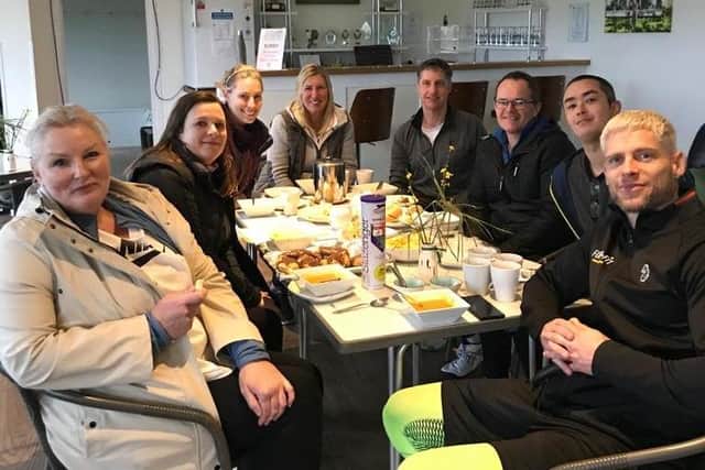 Ryde Lawn Mixed 1 v Warsash mixed 1 (from left) Carrie Bateman, Lynn Sandy, Victoria Pine, PG Udal, Ian Udal, Martin Wilkinson, Jeremy Tung, Pete Reynolds