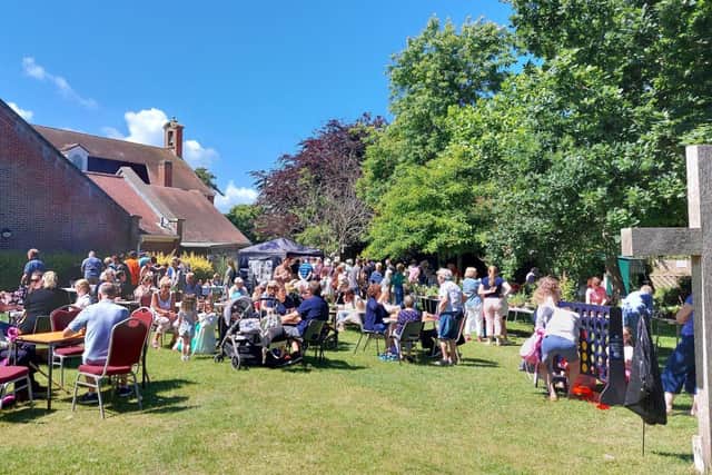 Summer fete at St Faith's Church, Lee-on-the-Solent