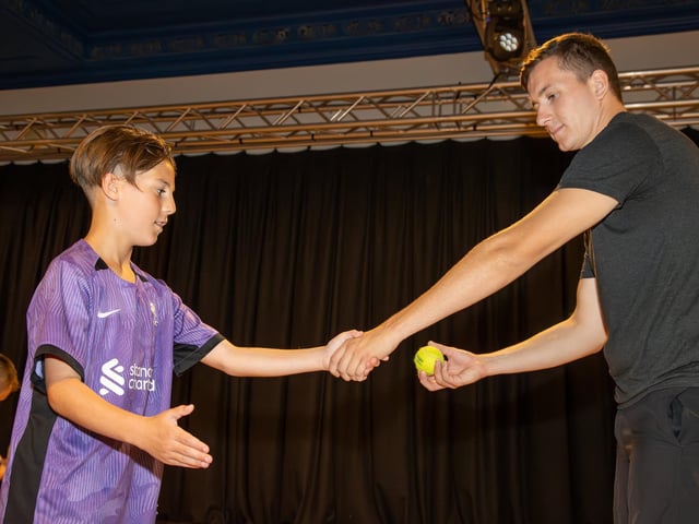 Y+ Youth Services are running an HAF Programme, sponsored by Portsmouth City Council at Portsmouth Guildhall, for kids between 11-16 with Gladiator themed activities. Pictured - Kids enjoying the activities on offer from Y+.