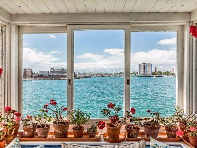 This four bedroom home in Bath Square, Old Portsmouth, is on the market for £3.25m. It is listed on Rightmove by Fry and Kent.