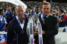 Harry Redknapp and Jim Smith with the 2002-03 First Division championship trophy.  Picture: Mike Hewitt/Getty Images