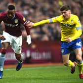 Leif Davis, right, in Championship action against Aston Villa during the 2018-19 season.  Picture: Nathan Stirk/Getty Images