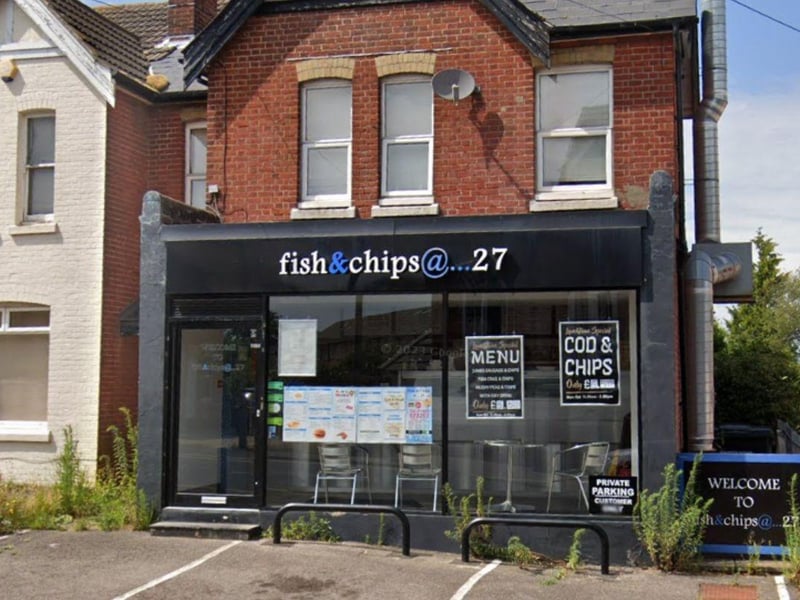 Fish & Chips @27 has been handed a new four-out-of-five food hygiene rating. Fish & Chips @27, a takeaway at 27 Station Road, Park Gate, was given the score after assessment on January 4, the Food Standards Agency's website shows.