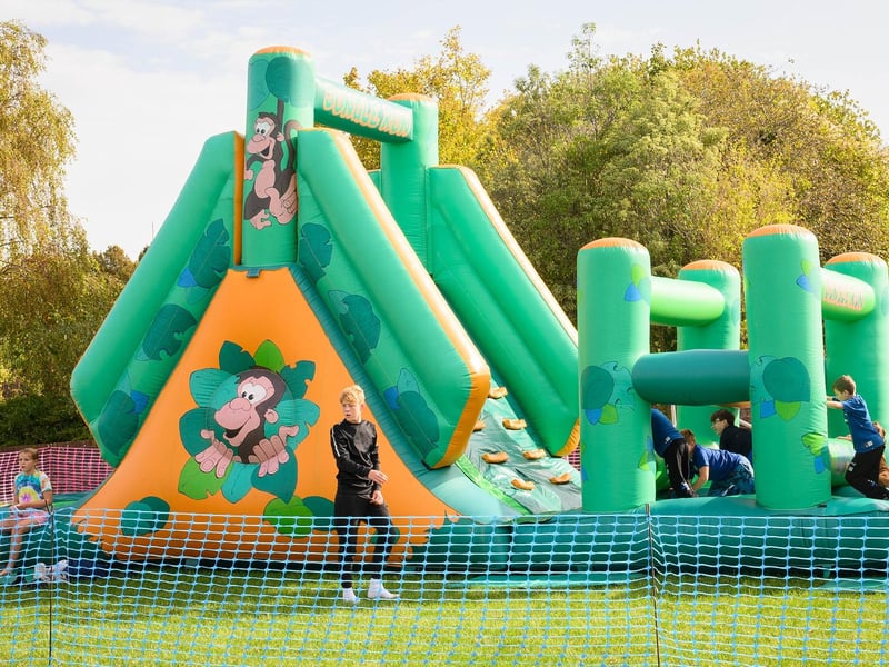 Pictured is: One the Inflatable pieces at the event.Picture: Keith Woodland (300921-14)