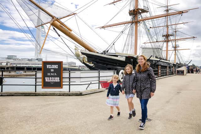 Marvel at the sheer scale of HMS Warrior - the largest and fastest of all Royal Navy ships that dominated Queen Victoria’s Black Battlefleet.